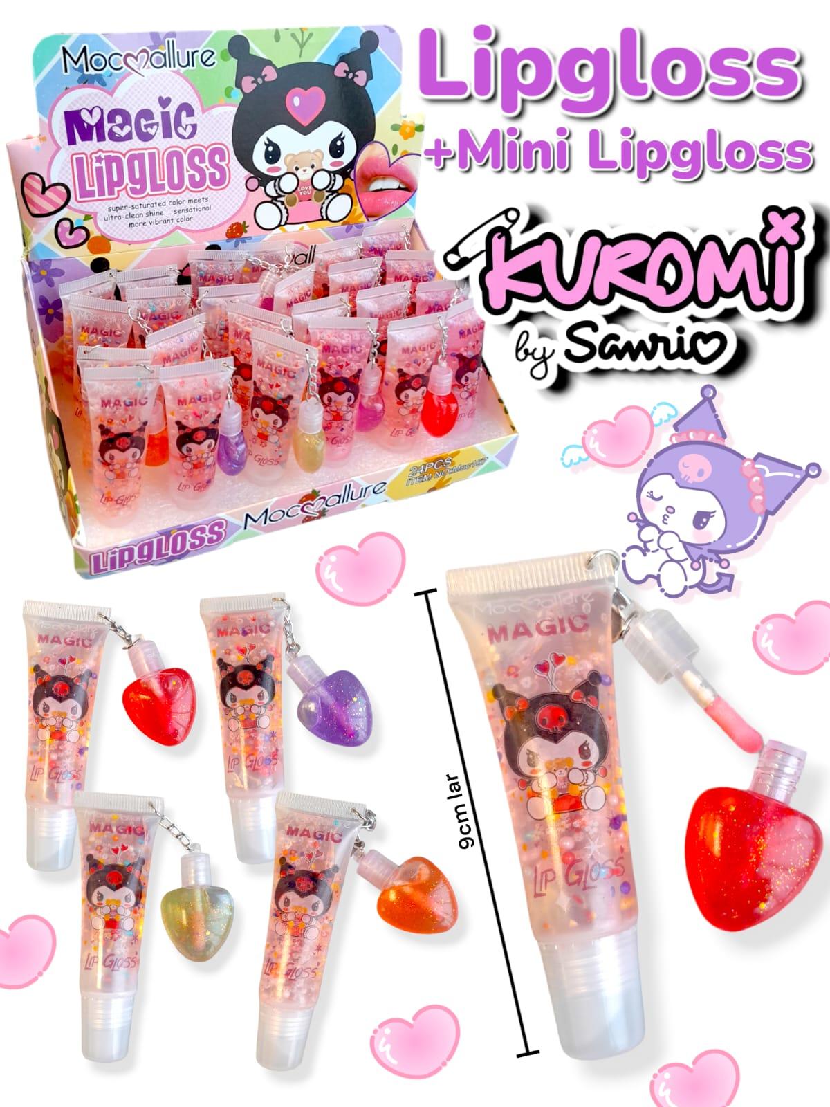 Lip Gloss KUROMI +Mini Lipgloss 